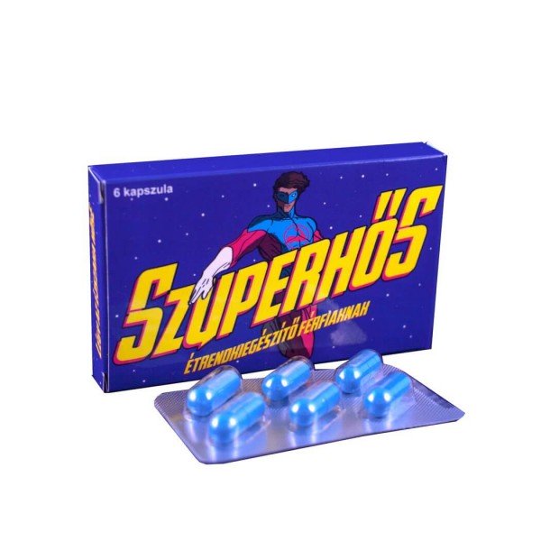 Szuperhős 6 kapszula Táplálékkiegészítők
