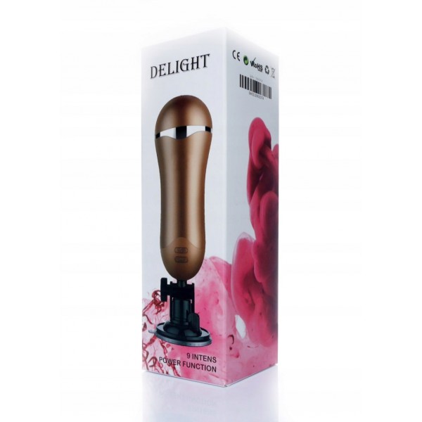 DELIGHT 9 INTENS POWER FUNCTION VIBRATION AND PULSAT BODY SAFE ,USB RECHARGEABLE  MAST 2 POWERFUL MOT. 846232600074 Művaginák