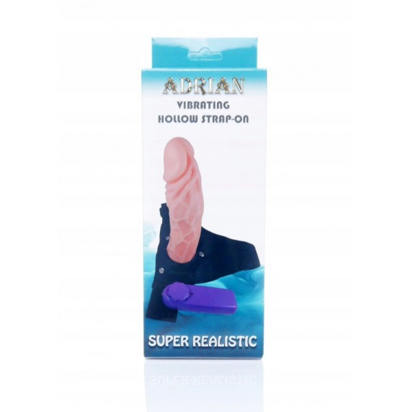 Adrian hollow strap-on super realistic 5906314600008 Felcsatolható