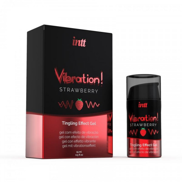 VIBRATION STRAWBERRY-EPRES FOLYÉKONY VIBRÁTOR Izgató krémek