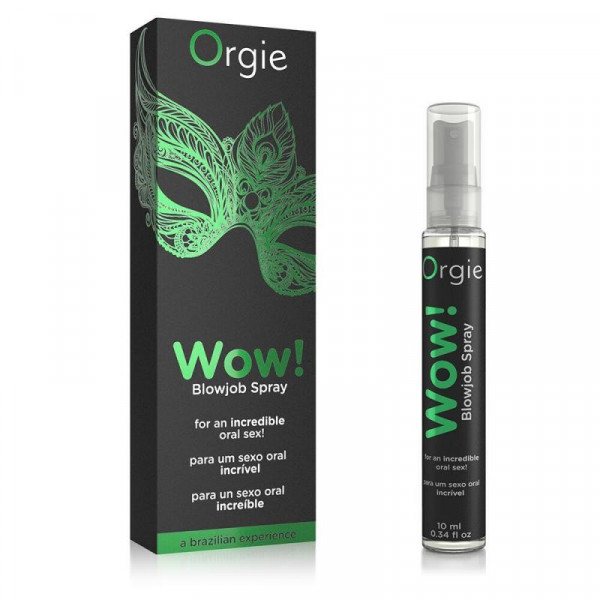 ORGIE WOW BLOWJOB SPRAY 10 ML.-ORÁLIS SPRAY-MENTOL ÉS EUKALIPTUSZ IZ 5600304021364 Kozmetikumok
