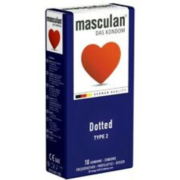 MASCULAN DOTTED ÓVSZER 10 DB Óvszerek