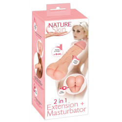 Nature Skin 2in1 - műpopsi és péniszköpeny 4024144547005 Pénisz feltétek Csak személyesen megvásárolható termékek