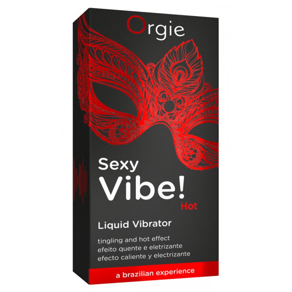 Orgie Sexy Vibe HOT  melegítő folyékony vibrátor nőknek és férfiaknak (15ml) 5600298351119 Izgató krémek