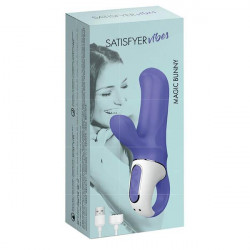 Satisfyer Magic Bunny vízálló, kék, akkus csiklókaros vibrátor Multifunkciós Multifunkciós