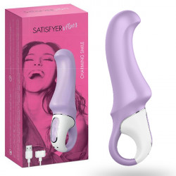 Satisfyer Charming Smile - vízálló, akkus G-pont vibrátor (lila) Multifunkciós Multifunkciós