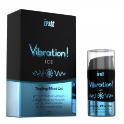INTT Vibration ICE tingling effect gel 15 ml Izgató krémek Izgató krémek