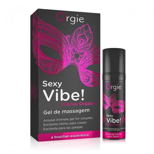 ORGIE Sexy vibe intense ORGASM GEL MASSAGEM 15ML. 5600298351133 Izgató krémek