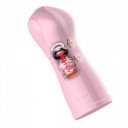 MASTURBATION CUP VIBRATING AND FLASHING USB PINK Művaginák