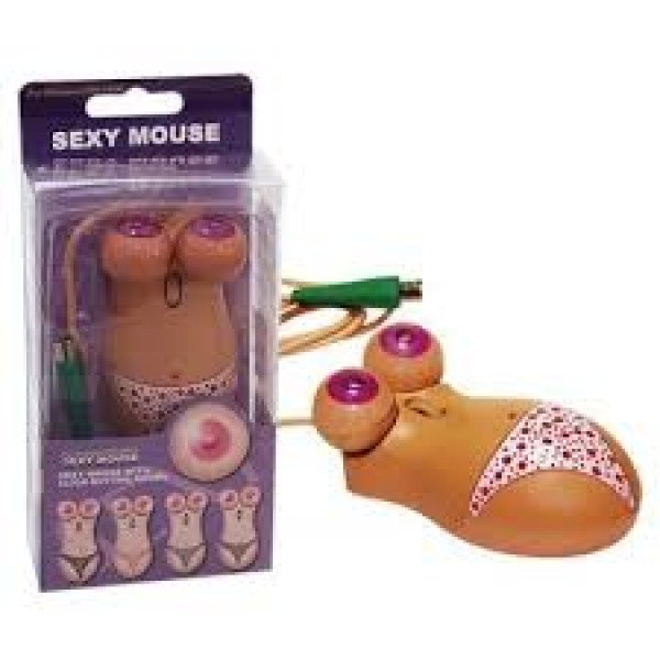 Sexy mouse with click button boobs 4024144773169 Tréfás ajándékok