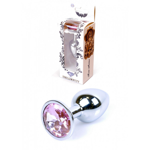 ANAL PLUG 64-00015 JAWELLERY SILVER PLUG ROSE Anál