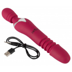 Javida Thrusting red- 3in1 masszírozó vibrátor  4024144606177 Multifunkciós