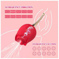 ROSE SUCK FLIRTING PARTNER USB 10 FUNCTION 26-00136 Mellbimbó izgató