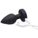 BOOTY SPARKS ,FEKETE SZÍNŰ,AKKUS, RÁDIÓS ANÁL VIBRÁTOR FÉNYJÁTÉKKAL Anál