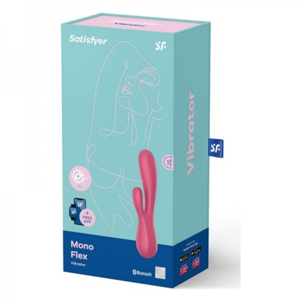 Satisfyer Mono Flex Red Vibrator 4061504002668 Multifunkciós