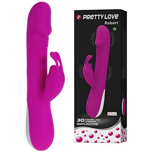 Prettylove Robert 30function vibrator purple 6959532313291 Multifunkciós