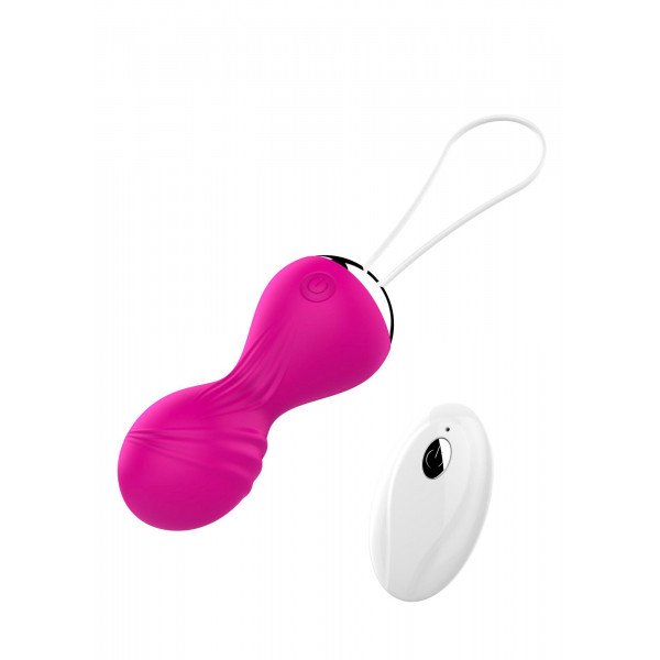 VIBRATING SILICONE KEGEL BALLS  Pink 22-00027   5903661802813 Multifunkciós