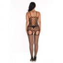 BODY PLEASURE - SEXY LINGERIE SET - ONE SIZE - BLACK TL127 Cicaruha