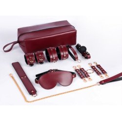 6 részes BDSM szett tároló táskával műbörből  5000128048668 Készletek Fetish