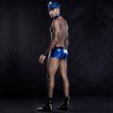 Sexy Blue / Black S / L Police Officer Complete Uniform  5000128027779 férfi jelmezek és kiegészítők