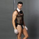 Sexy Butler Costume 5 Pieces S / L   5000128014519 férfi jelmezek és kiegészítők