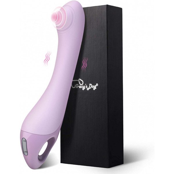 TRACY'S DOG KISSING - VÍZÁLLÓ, AKKUS, PULZÁLÓ G-PONT VIBRÁTOR 6972725980568 Multifunkciós