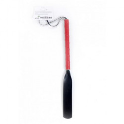 FETISH PADDLE ECO-LEATHER BLACK RED 45CM 5903661804237 Ostor Fetish