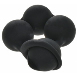 Anal Ball Lovely Beads Silicon Black 15 Cm Anál
