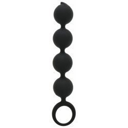 Anal Ball Lovely Beads Silicon Black 15 Cm Anál Anál