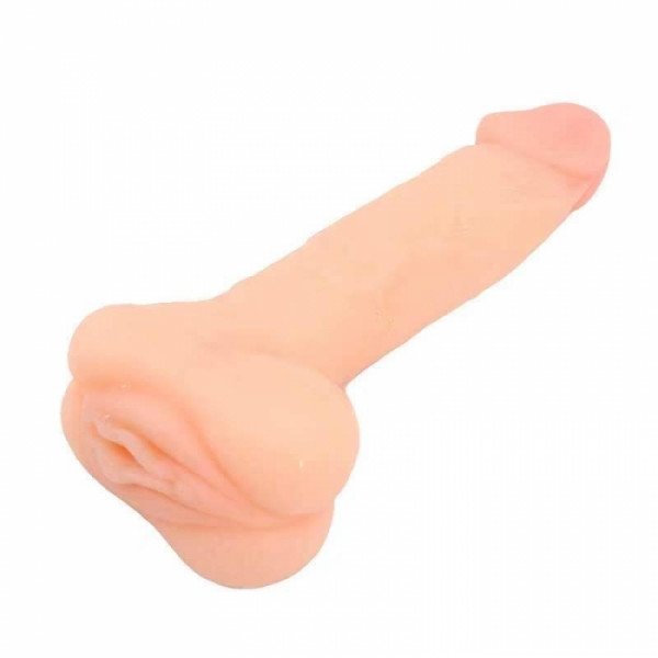 Masturbator Realist Monica Penis & Vagin Soft Natural 18 Cm 5000128013727 Művaginák