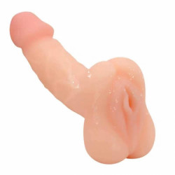 Masturbator Realist Monica Penis & Vagin Soft Natural 18 Cm 5000128013727 Művaginák