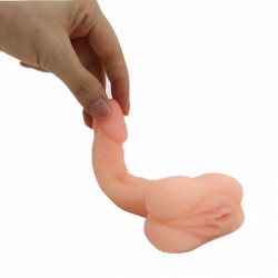 Masturbator Realist Monica Penis & Vagin Soft Natural 18 Cm 5000128013727 Művaginák