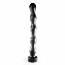 Dildo All Black Anal Beads PVC 41.5 Cm Anál