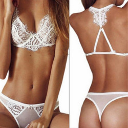 Sexy Lingerie Set Estella White S / M JGF Lingerie 5000118901997 szett Női fehérnemű