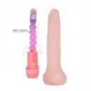 Vibrator Flexi Vibe Bendable Multispeed, Cyberskin, Natural, 16.5 cm Vibrátorok