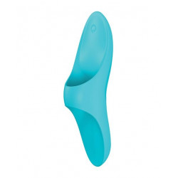 Vibrator Finger Teaser 12 Vibration Modes Silicon Blue 4061504004075 Vízálló vibrátorok