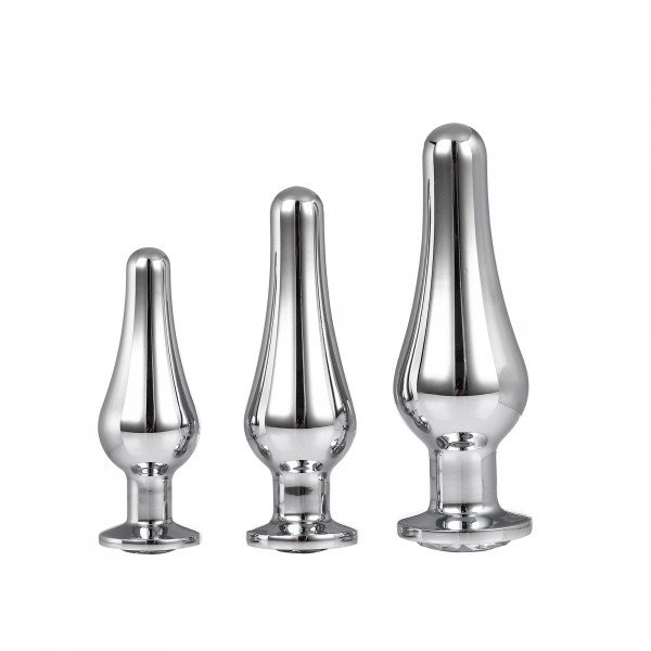 GLEAMING SILVER ANAL SEL 3PCS 8720365101090 Anál