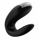 Vibrator Couple Double Fun Remote Control Bluetooth Black Free APP Multifunkciós