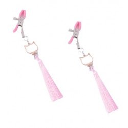 Mellbimbo csipesz rózsaszínű bojttal 5000128048293 Fehérnemű kiegészítő Fehérnemű kiegészítő