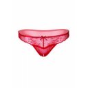 Bikini Crotchless Floral Lace Red M / L 8713221826718 Bugyi