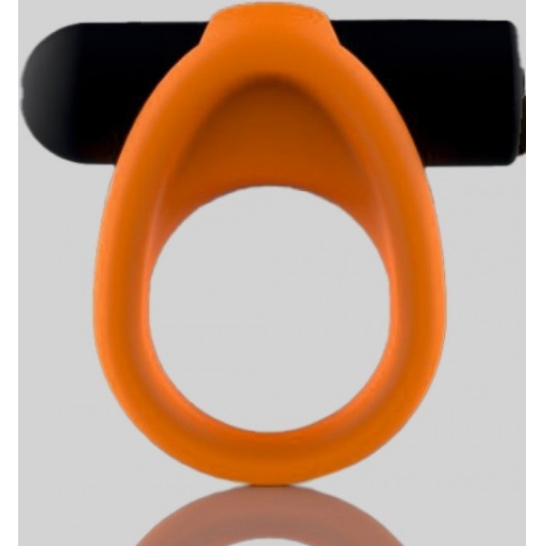 Saturn Penis Ring, 10 Vibration Modes, Silicone, USB, Orange/Black 5000128054744 Gyűrűk