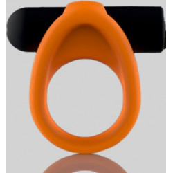 Saturn Penis Ring, 10 Vibration Modes, Silicone, USB, Orange/Black 5000128054744 Gyűrűk Gyűrűk