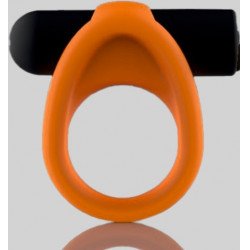 Saturn Penis Ring, 10 Vibration Modes, Silicone, USB, Orange/Black 5000128054744 Gyűrűk Gyűrűk