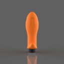 Mars Anal Plug, 7 Vibration Modes, Silicone, USB, Orange/Black, 12.1 cm  5000128054775 Anál