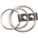 Bondage Triple Steel  Erection Ring 5000128021388 Gyűrűk
