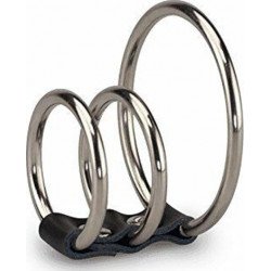 Bondage Triple Steel  Erection Ring 5000128021388 Gyűrűk Gyűrűk