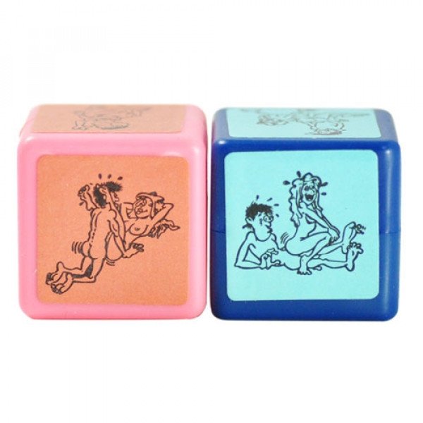 Free 2 Dice Love Dice Pink / Blue Game 5000128018821 Dobókocka