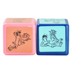 Free 2 Dice Love Dice Pink / Blue Game 5000128018821 Dobókocka Dobókocka