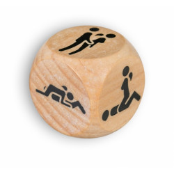 Wooden Dice With Sexual Positions 4029811310111 Dobókocka Dobókocka