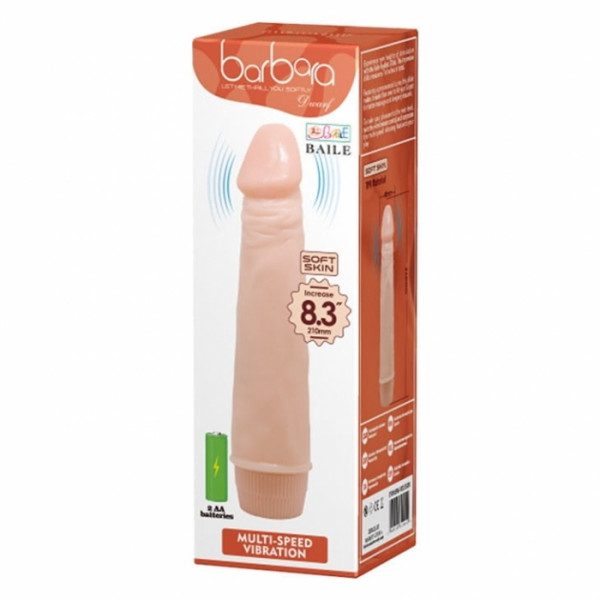 Vibrator Realist Dwarf, Multispeed, Natural, 21.5 cm 6959532325942 6959532303384 Vibrátorok